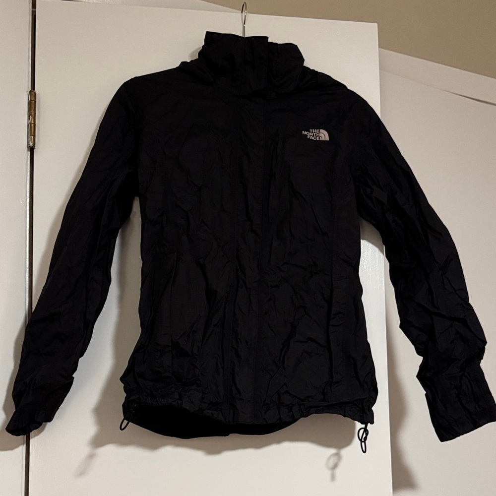 The North Face Jet Black Lightweight rain Jacket